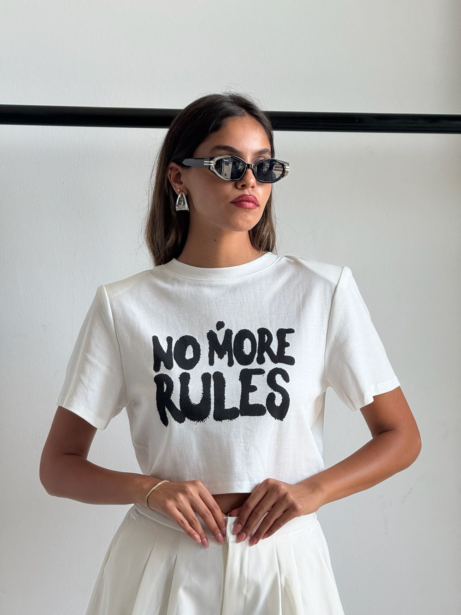 חולצת ריזל לבן